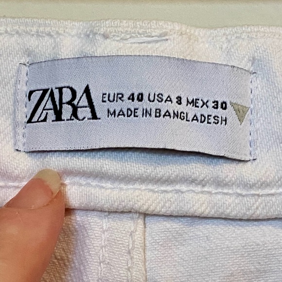 Zara Women's White Jeans - Picture 6 of 8